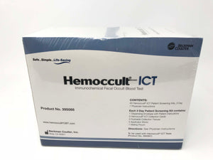 Hemoccult ICT Fecal Occult Blood Test 3 Day Patient Screening Kits Box of 40