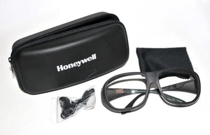 Honeywell Eye Protection Glasses Black Frame CO2 Laser 31-21100 Clear OTG Encore
