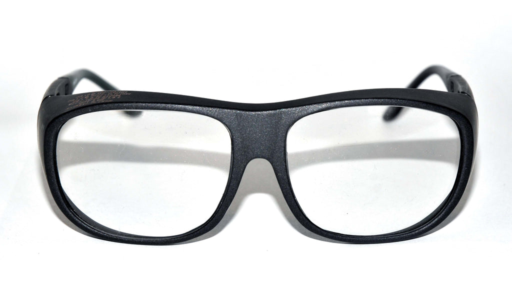 Honeywell Eye Protection Glasses Black Frame CO2 Laser 31-21100 Clear OTG Encore