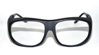 Honeywell Eye Protection Glasses Black Frame CO2 Laser 31-21100 Clear OTG Encore