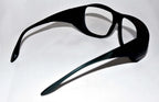 Honeywell Eye Protection Glasses Black Frame CO2 Laser 31-21100 Clear OTG Encore