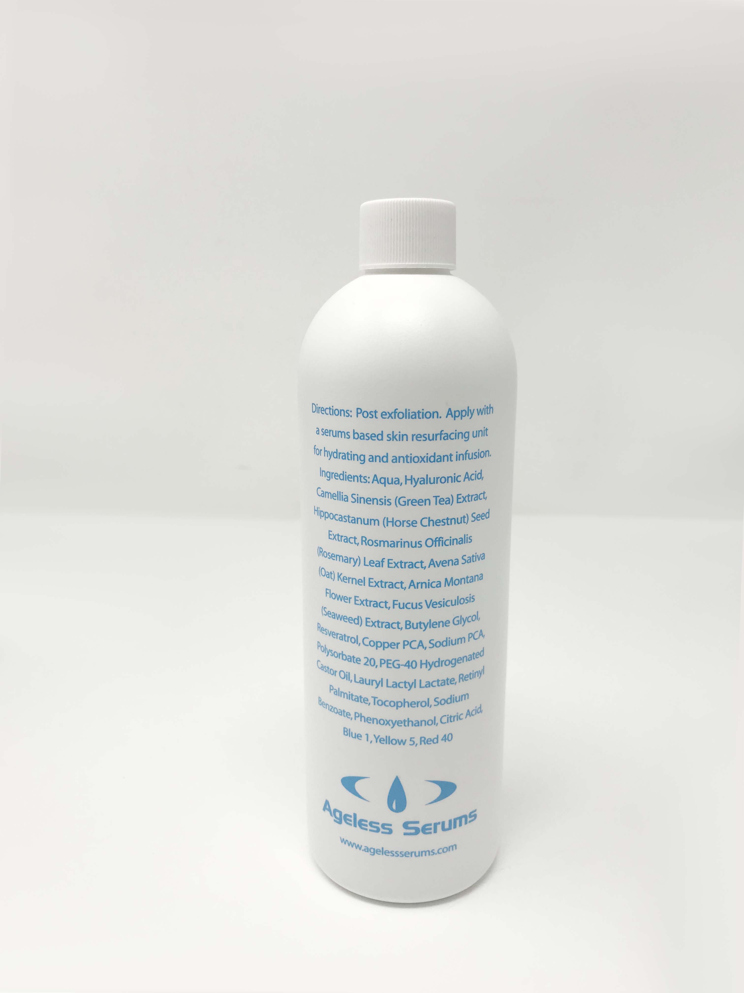 Hydrodermabrasion Skin Resurfacing Ageless Serums Antioxidant Plus Skin Infusion 16oz
