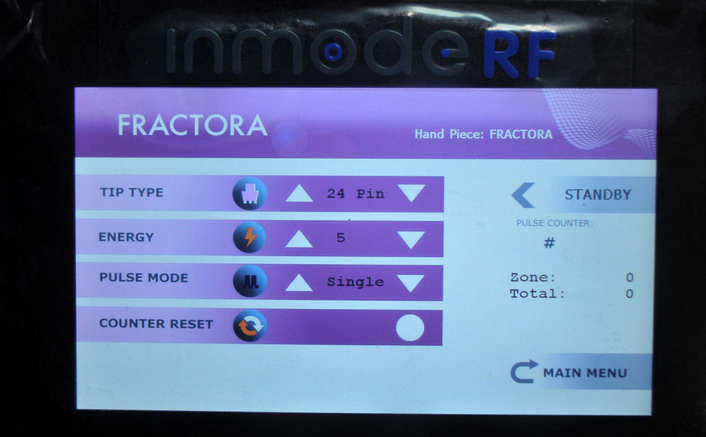 2016 InMode RF Fractora FaceTite RFAL Skin Resurfacing Tightening Fat Reduction
