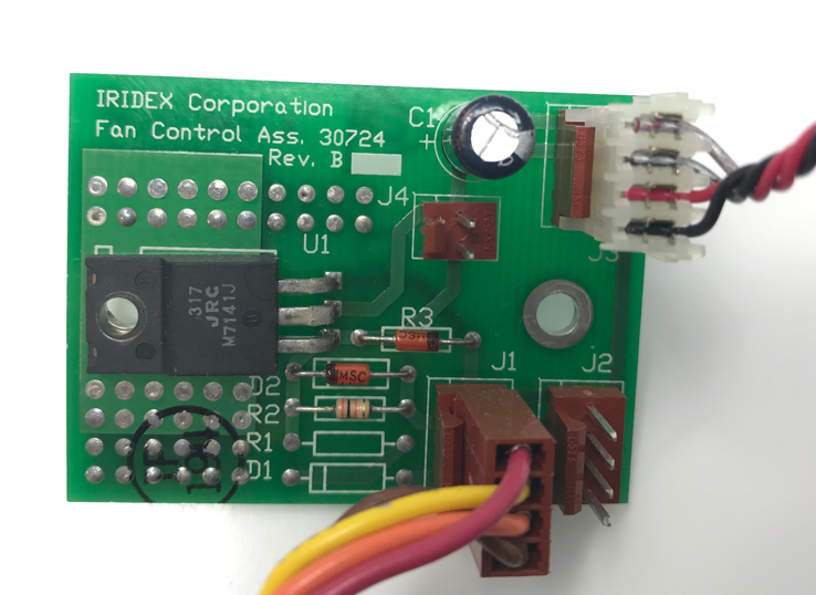Iridex Iriderm Diolite 532 Laser Cooling Fans Ventilation Fan Control Assembly