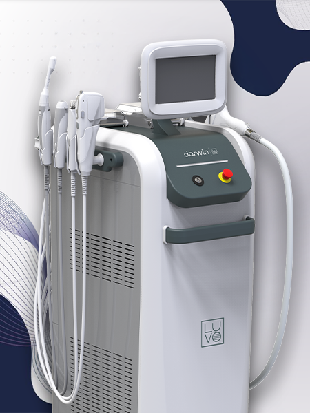 LUVO DARWIN - 4 Systems in 1 - IPL, Diode, RF and Microneedling