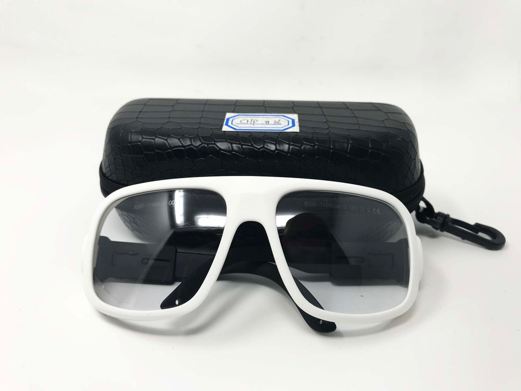 Laser Safety Glasses 10600 nm C02 9000-11000 OD6+ CO2 Eye Protection CHP Square