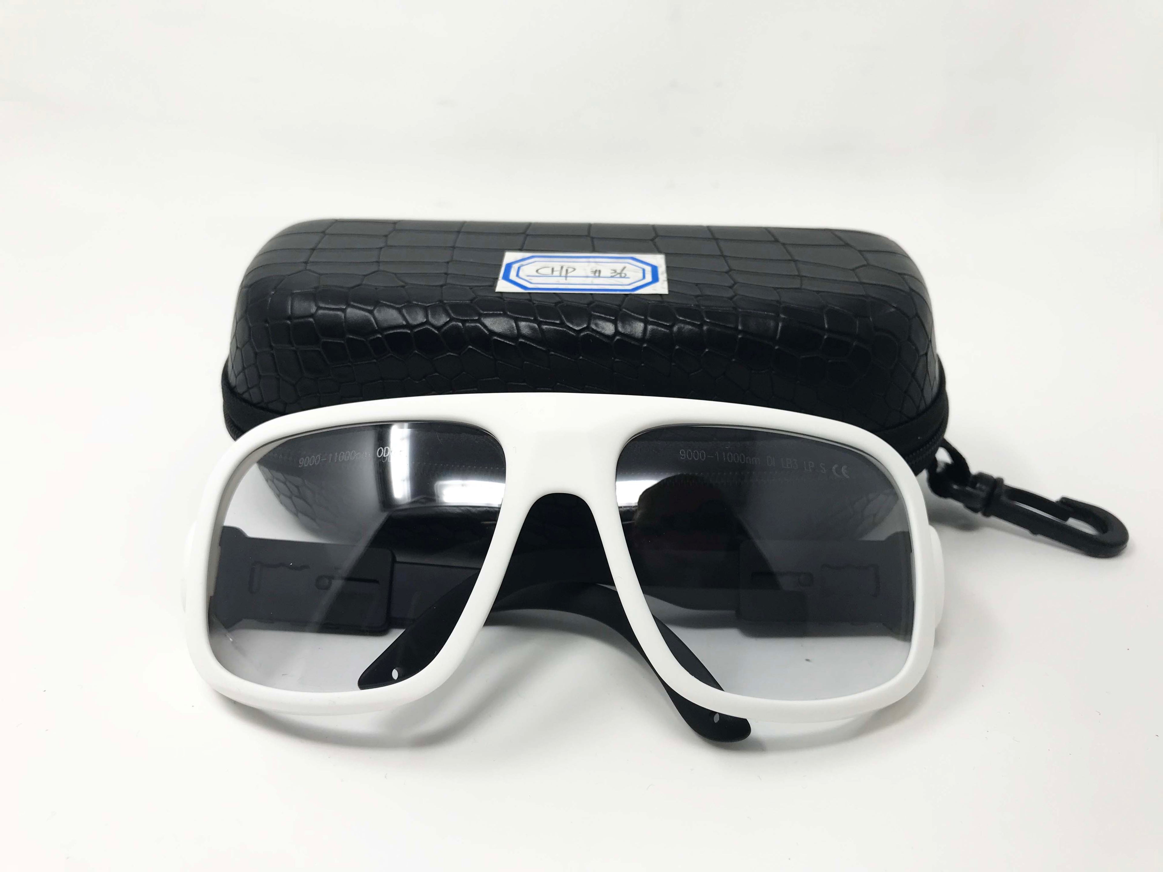 Laser Safety Glasses 10600 nm C02 9000-11000 OD6+ CO2 Eye Protection CHP Square