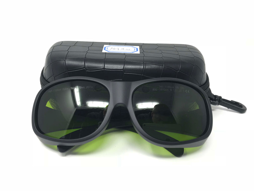 Laser Safety Glasses Alex Diode YAG 755 808 980 1064 Eye Protection ADY Oval