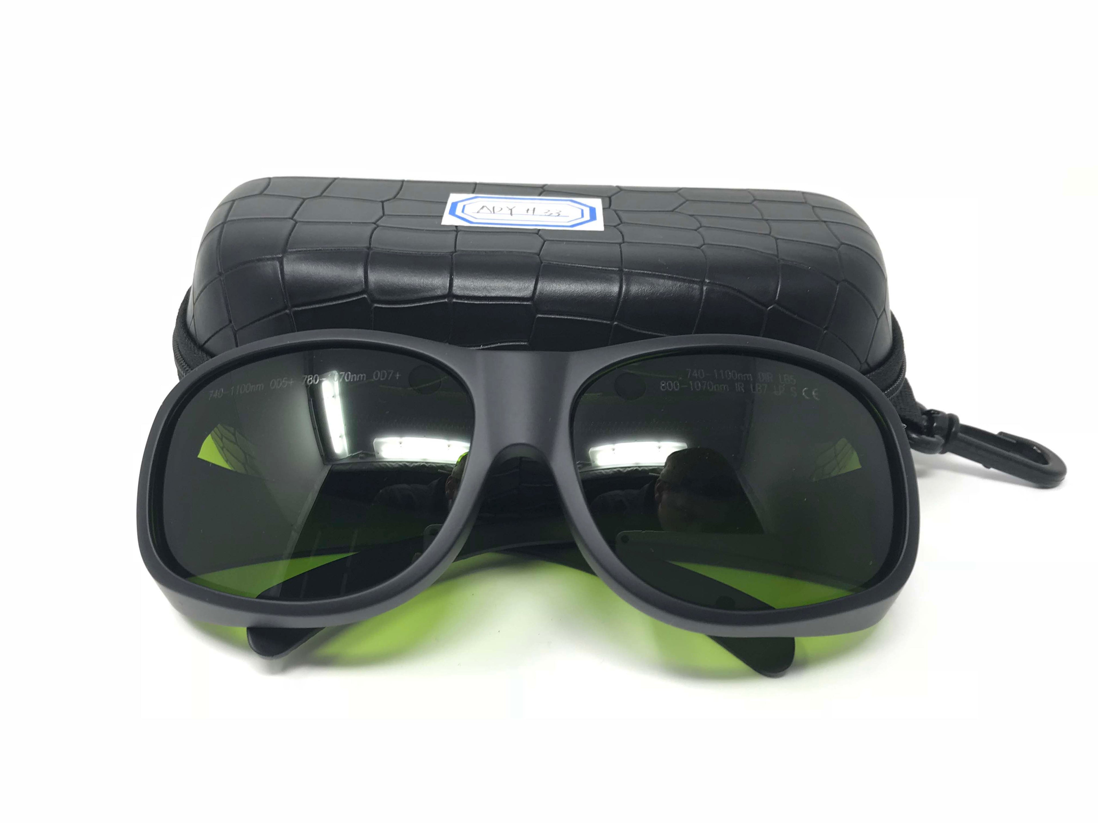 Laser Safety Glasses Alex Diode YAG 755 808 980 1064 Eye Protection ADY Oval