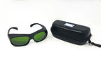 Laser Safety Glasses Incoherent Flash IPL Eye Protection 200-1400nm Oval Frame