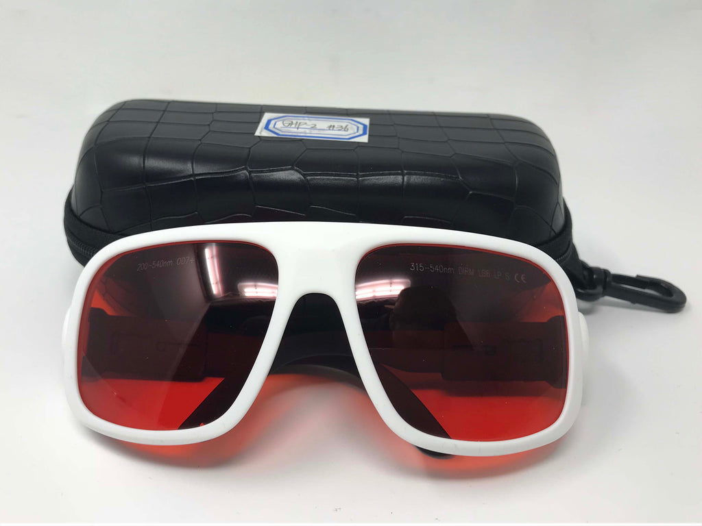 Laser Safety Glasses KTP Ultraviolet Green 266 355 515 532 Protection GHP2 Square