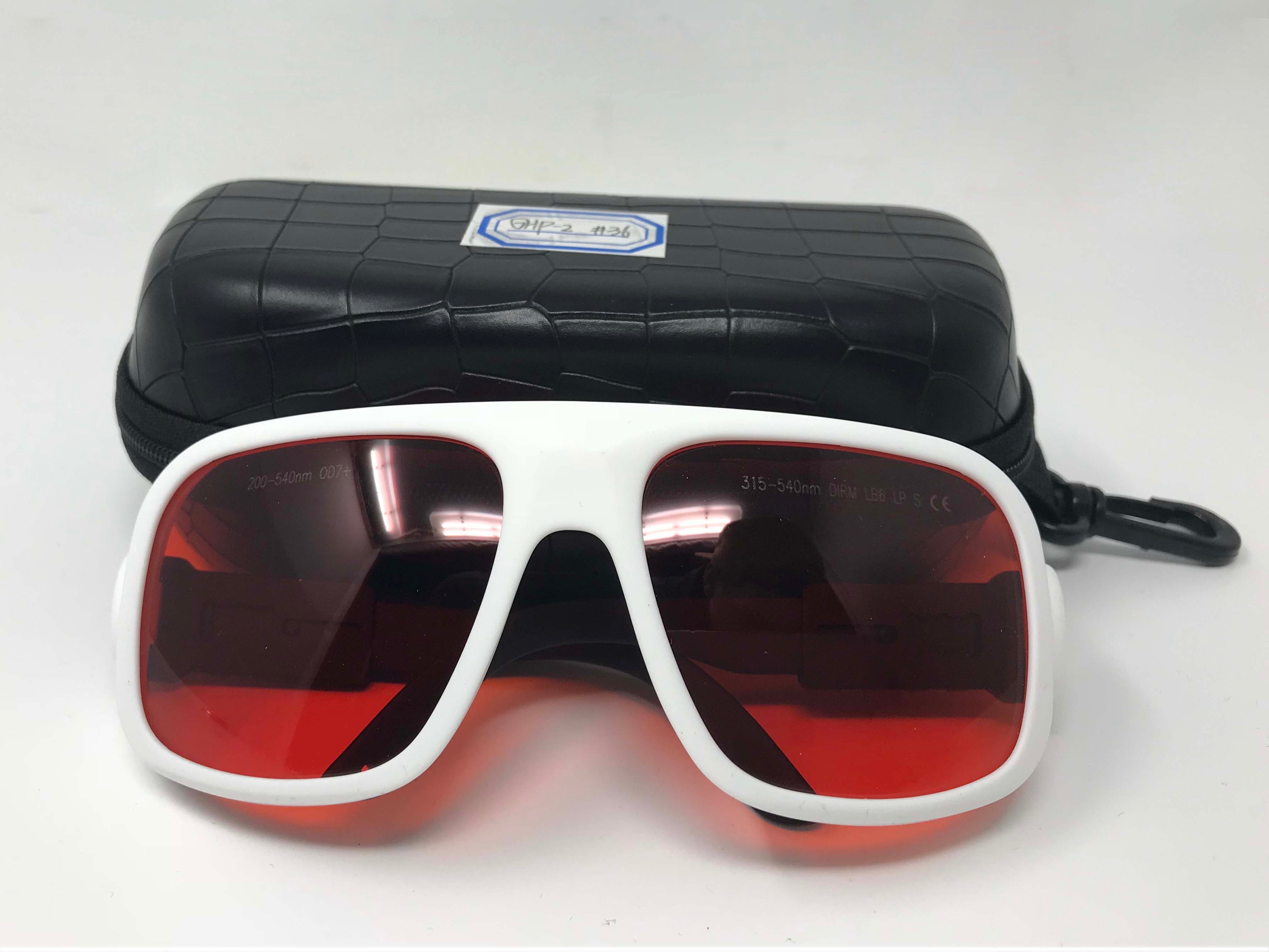 Laser Safety Glasses KTP Ultraviolet Green 266 355 515 532 Protection GHP2 Square