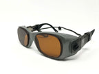 Laser Safety Glasses Pulsed Dye Alexandrite 595 nm Glass Lens Eye Protection