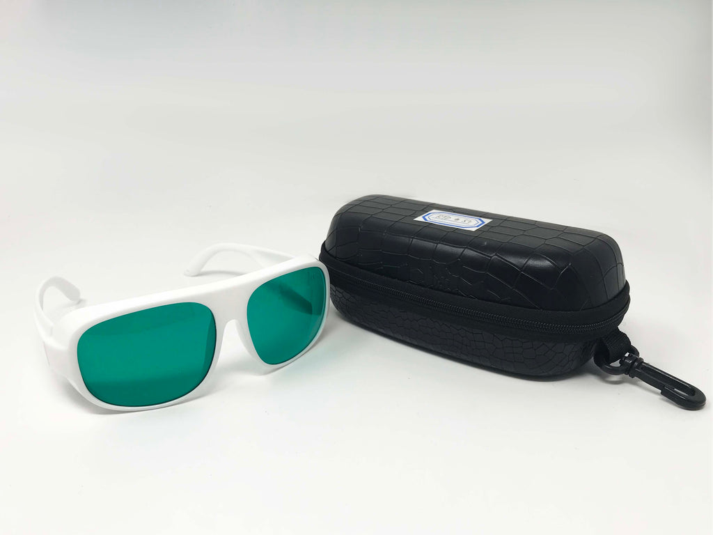 Laser Safety Glasses Red NIR Infrared Eye Protection 635 808 nm RTD Flat Aviator