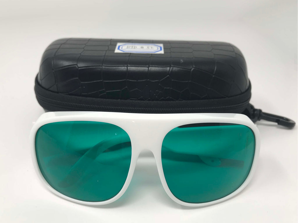 Laser Safety Glasses Red NIR Infrared Eye Protection 635 808 nm RTD Flat Aviator