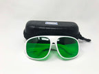 Laser Safety Glasses Ruby IR Red 635 660 694nm OD6+ Eye Protection RHP-2 Aviator