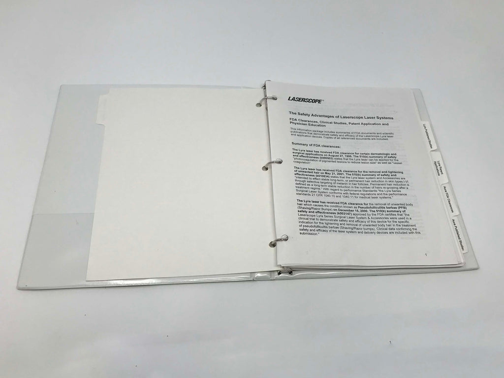 Laser Scope Lyra Aura Safety Advantages Clinical Studies Owner Education Manual