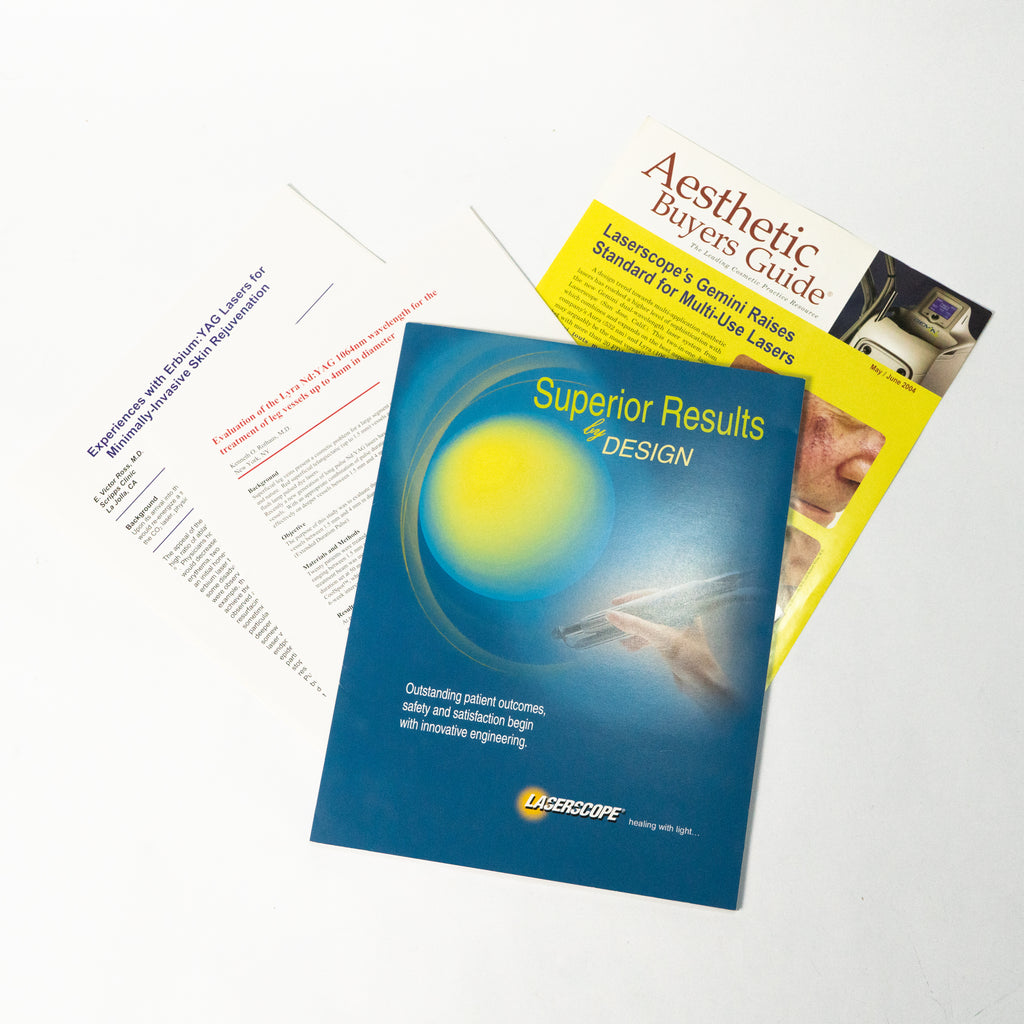 LaserScope Clinical Marketing Package - Before & After photos & Detailed info