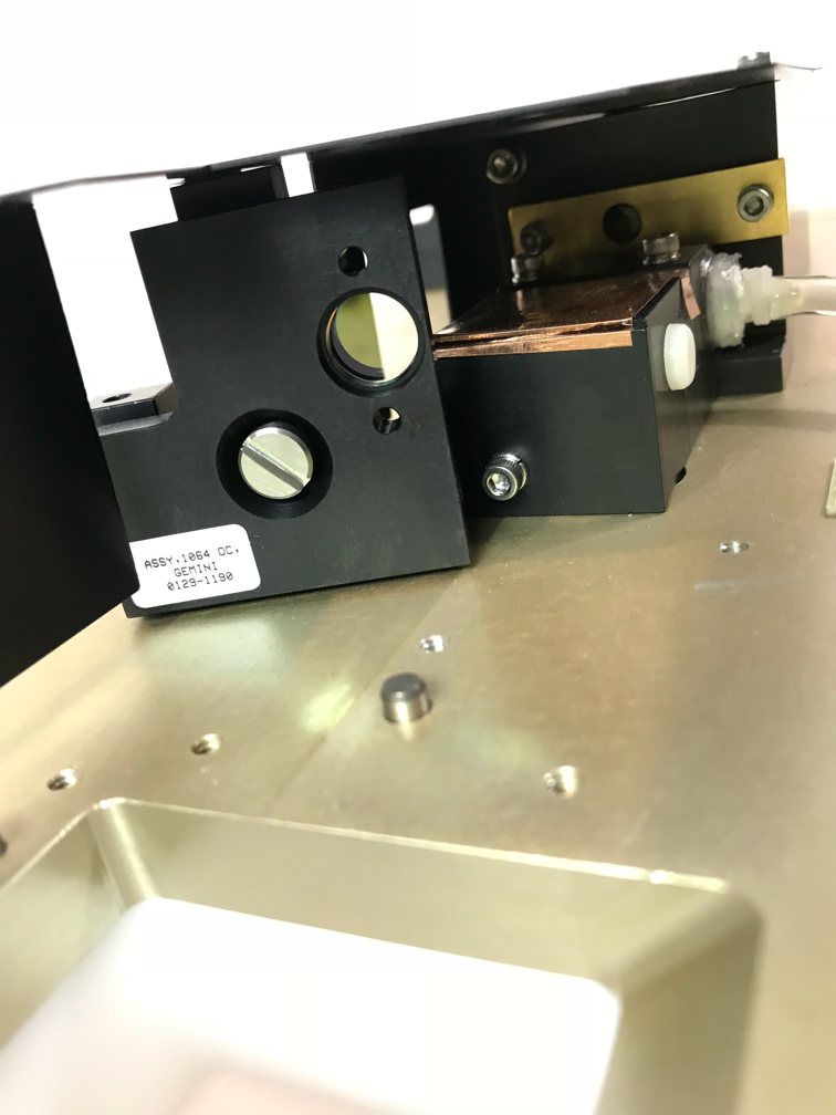 LaserScope Gemini Resonator Laser Cavity Mounting Base Plate Laser Head 01240360