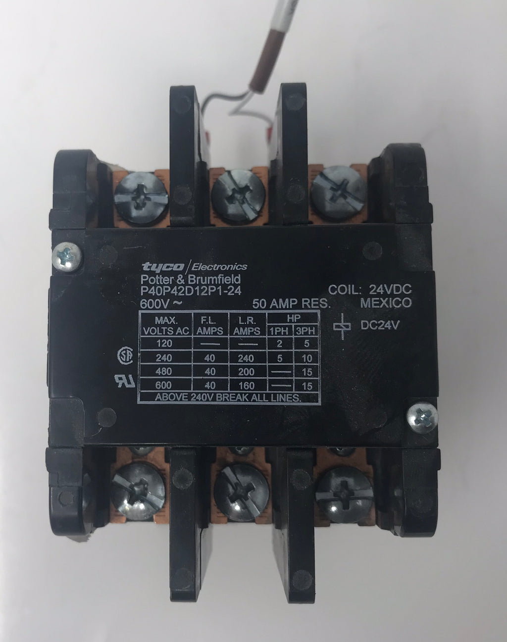 LaserScope Gemini YAG System Contactor Power Relay Switch Module P40P42D12P124