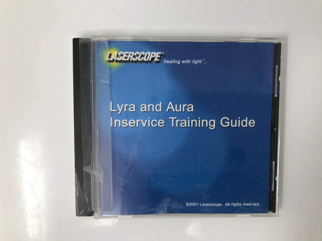 LaserScope Lyra and Aura In Service Training Guide Video CD DVD 0112-6240