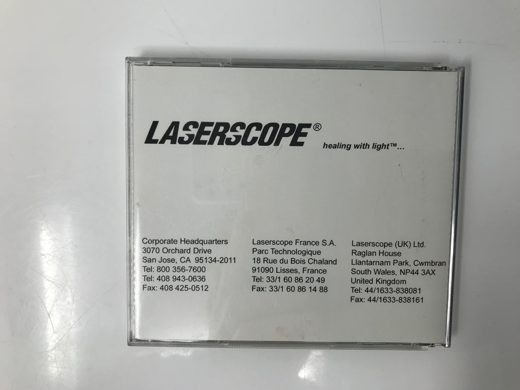 LaserScope Lyra and Aura In Service Training Guide Video CD DVD 0112-6240