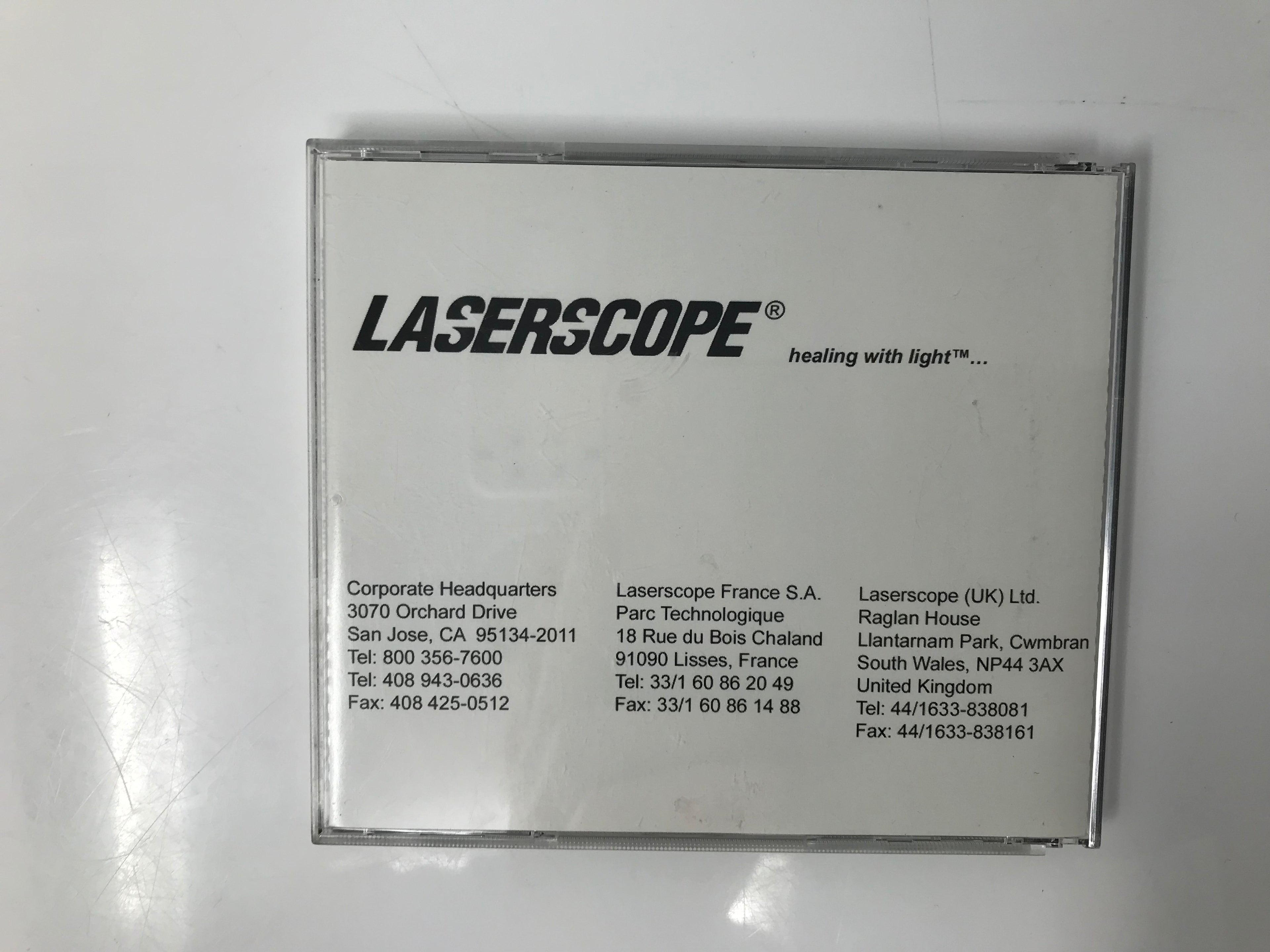 LaserScope Lyra and Aura In Service Training Guide Video CD DVD 0112-6240