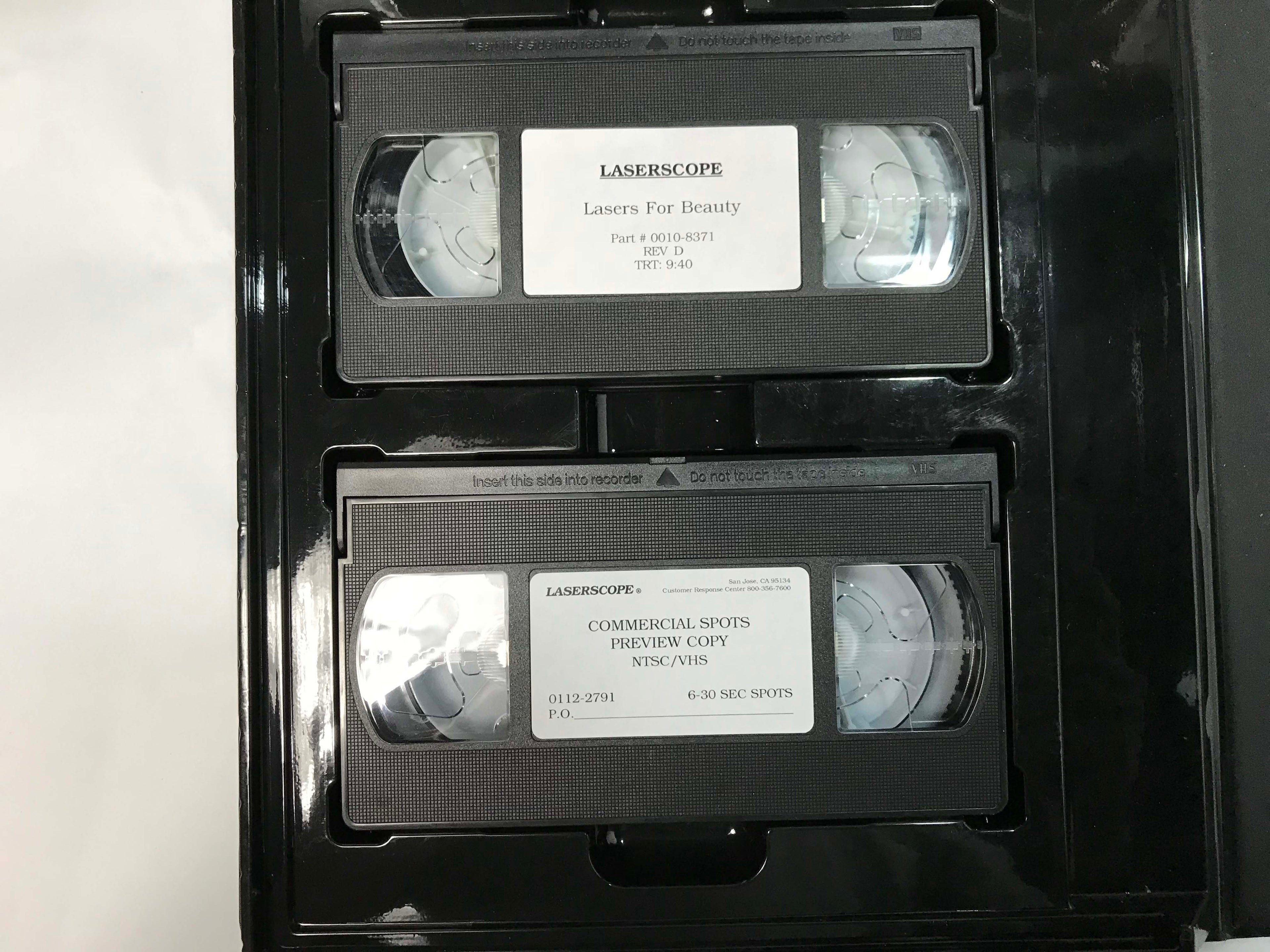 LaserScope The Art of Aesthetic Surgery Practice Enhancement Video Tape VHS Set