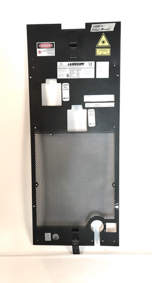 Laserscope Gemini YAG System Rear Input Fill Vent Cable Storage Mesh Panel
