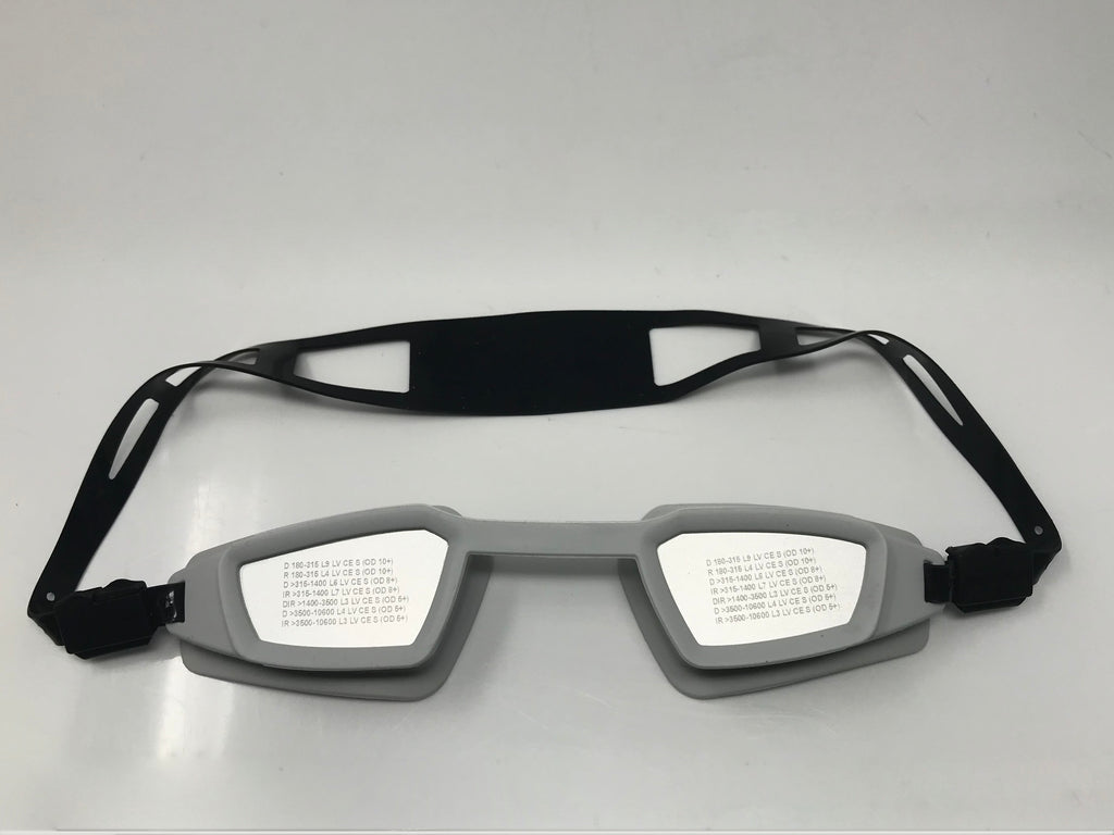 Laservision Patient Eye Shields Metal Steel Laser Safety Goggles Full Spectrum