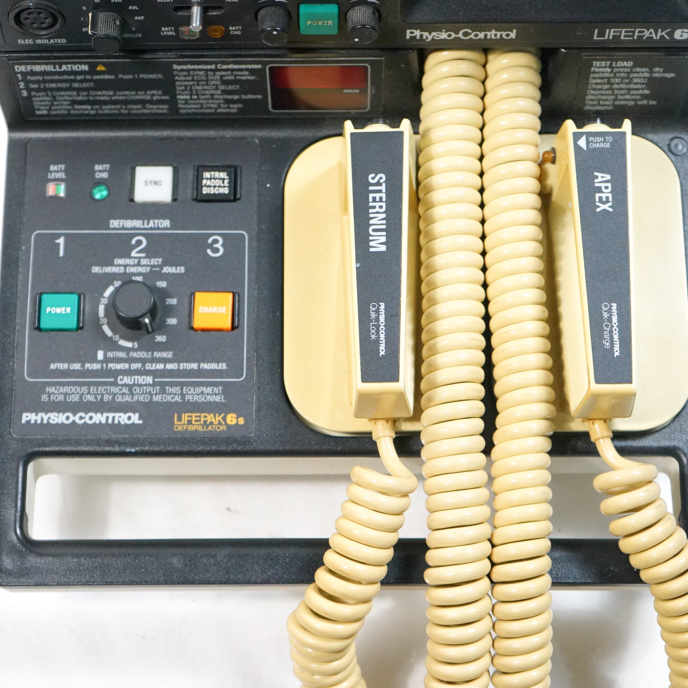 Lifepak 6 Physio-Control System ** PARTS AS-IS **