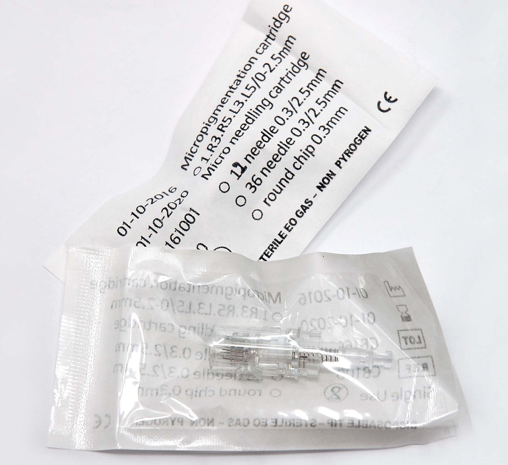 Lot - Qty: 10 - Silver SkinStylus Pen Microneedling Needles Microneedle
