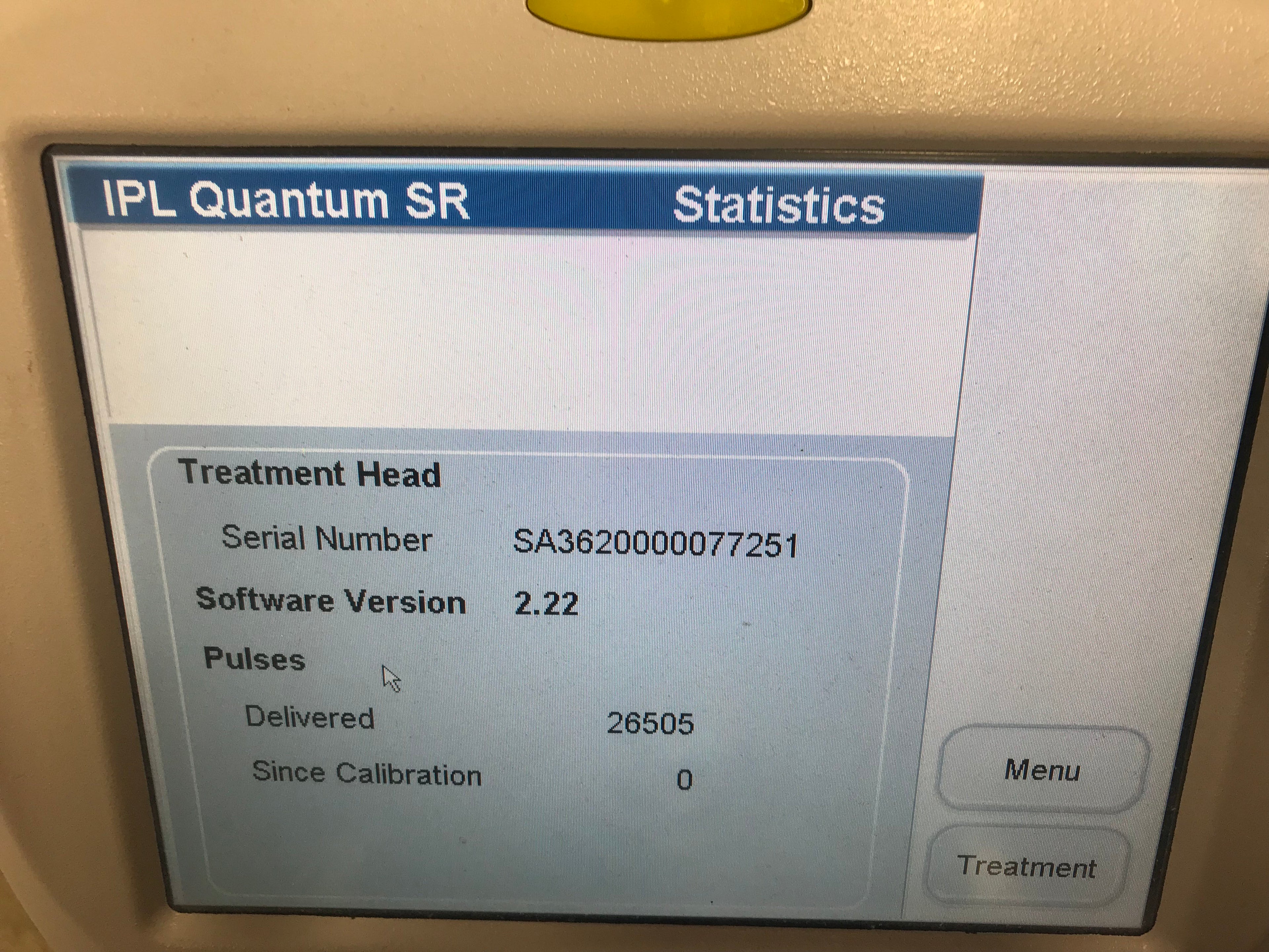 Lumenis IPL Quantum Skin Rejuvenation Handpiece SR 560 IPL Hand Piece HP