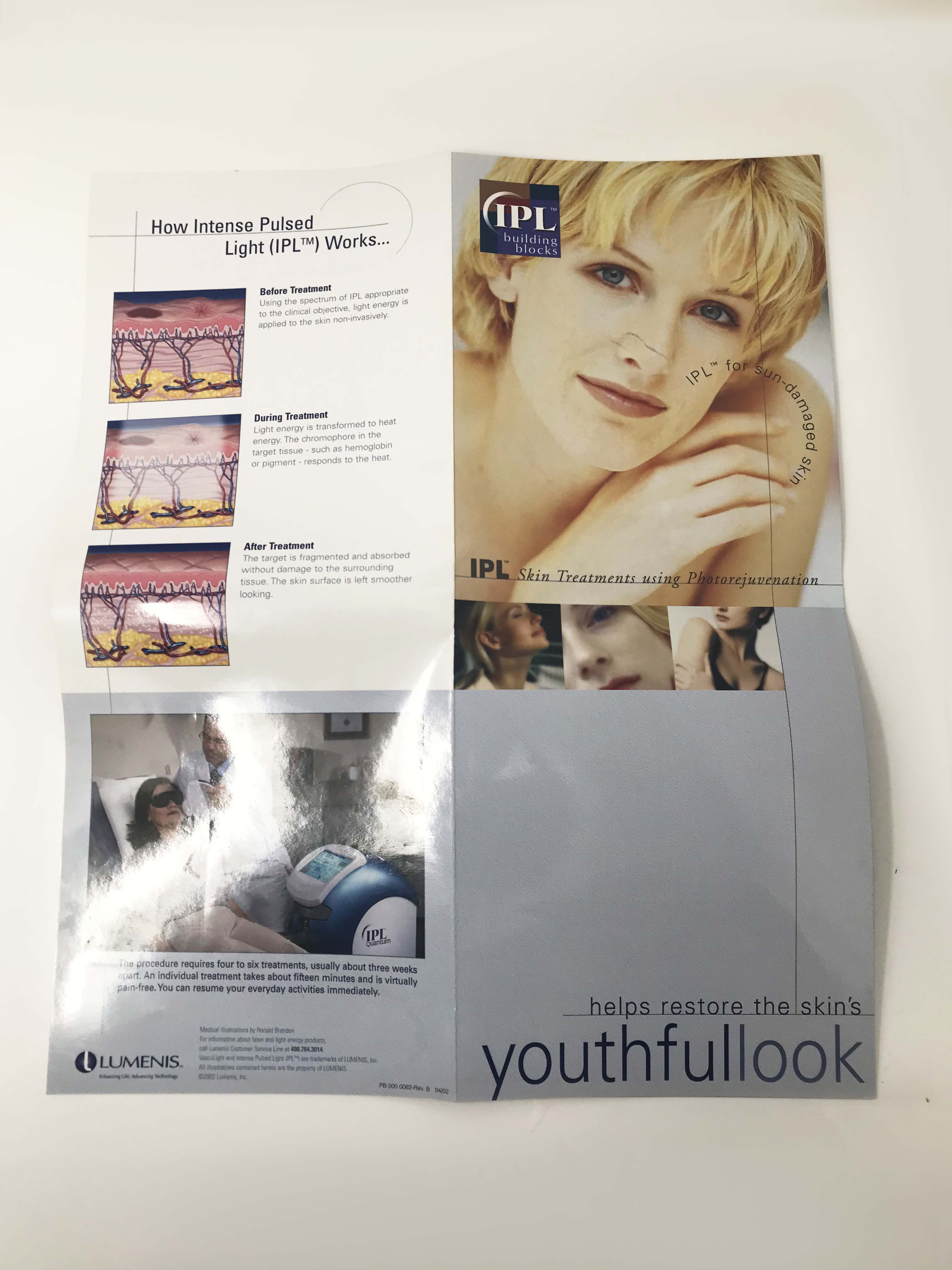 LUMENIS Quantum Laser IPL Aesthetic Skin Photo Rejuvenation Illustrative Poster
