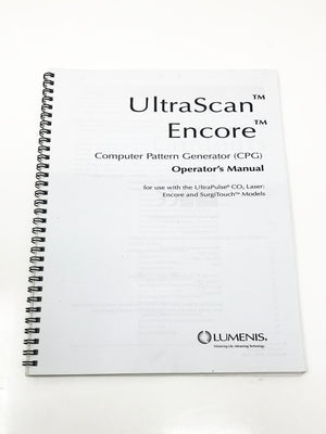 Lumenis Laser Ultra Pulse UltraScan Encore CPG Handpiece Operators Manual Rev C
