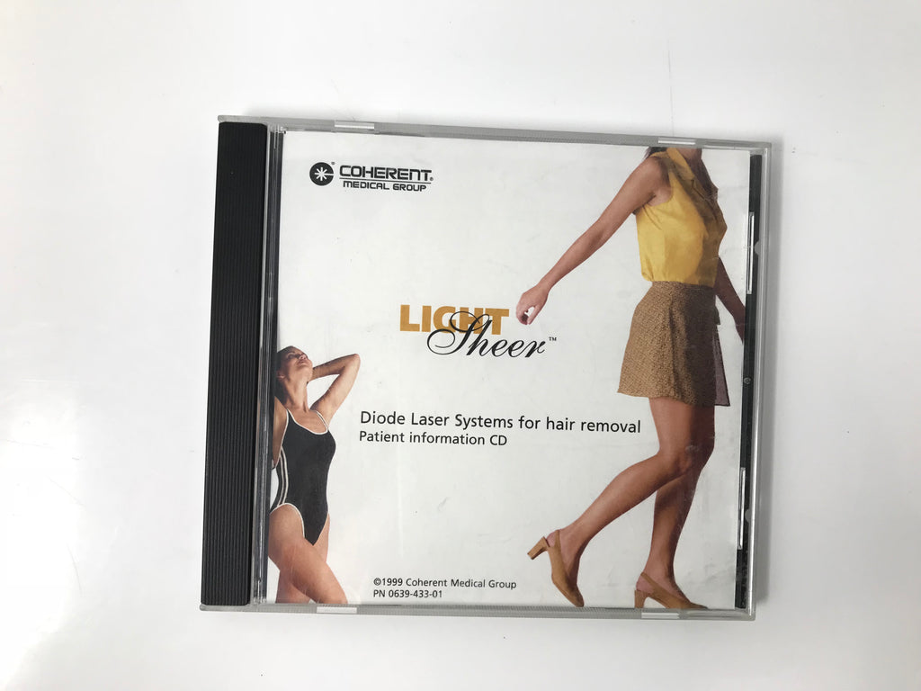 Lumenis Light Laser Hair Removal LightSheer Patient Information CD 0639-433-01