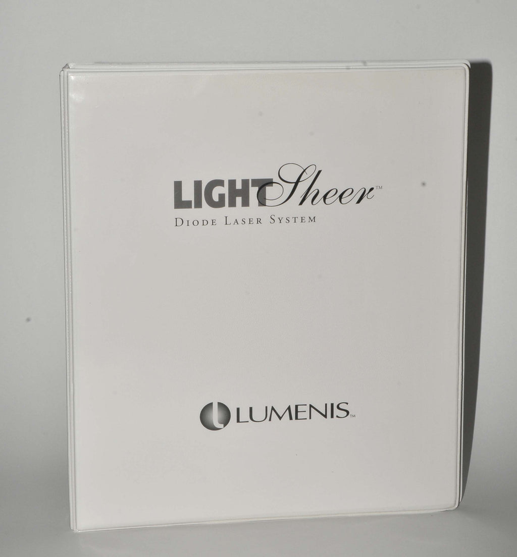Lumenis LightSheer Diode Laser System User Manual Owner Book Light Sheer