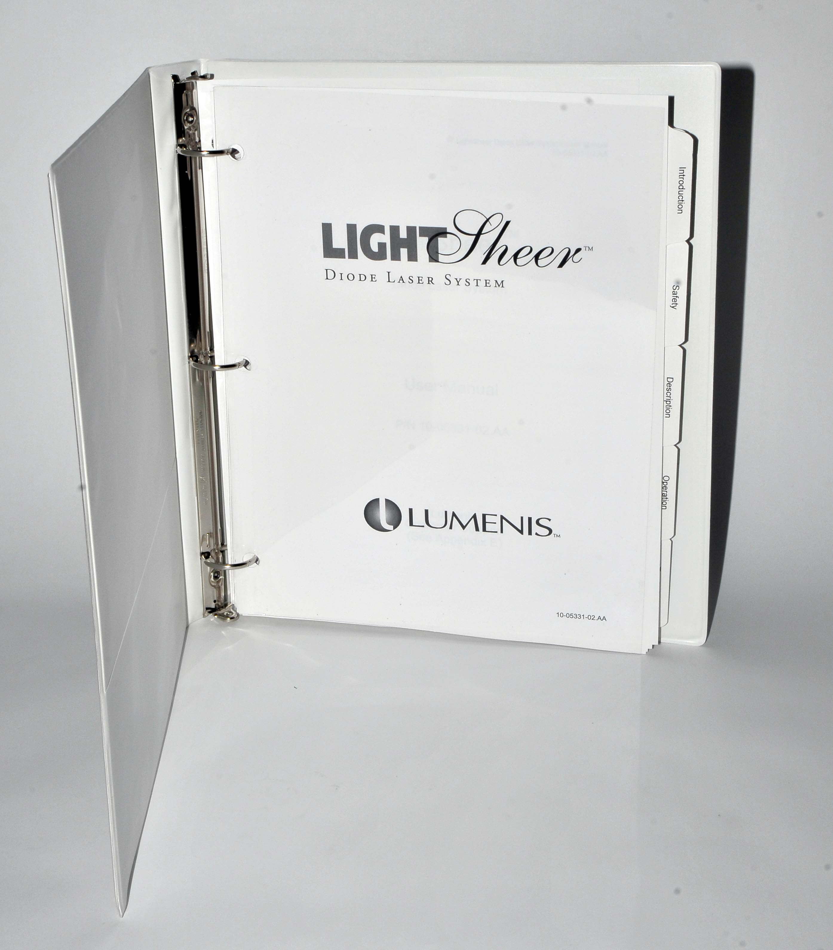 Lumenis LightSheer Diode Laser System User Manual Owner Book Light Sheer