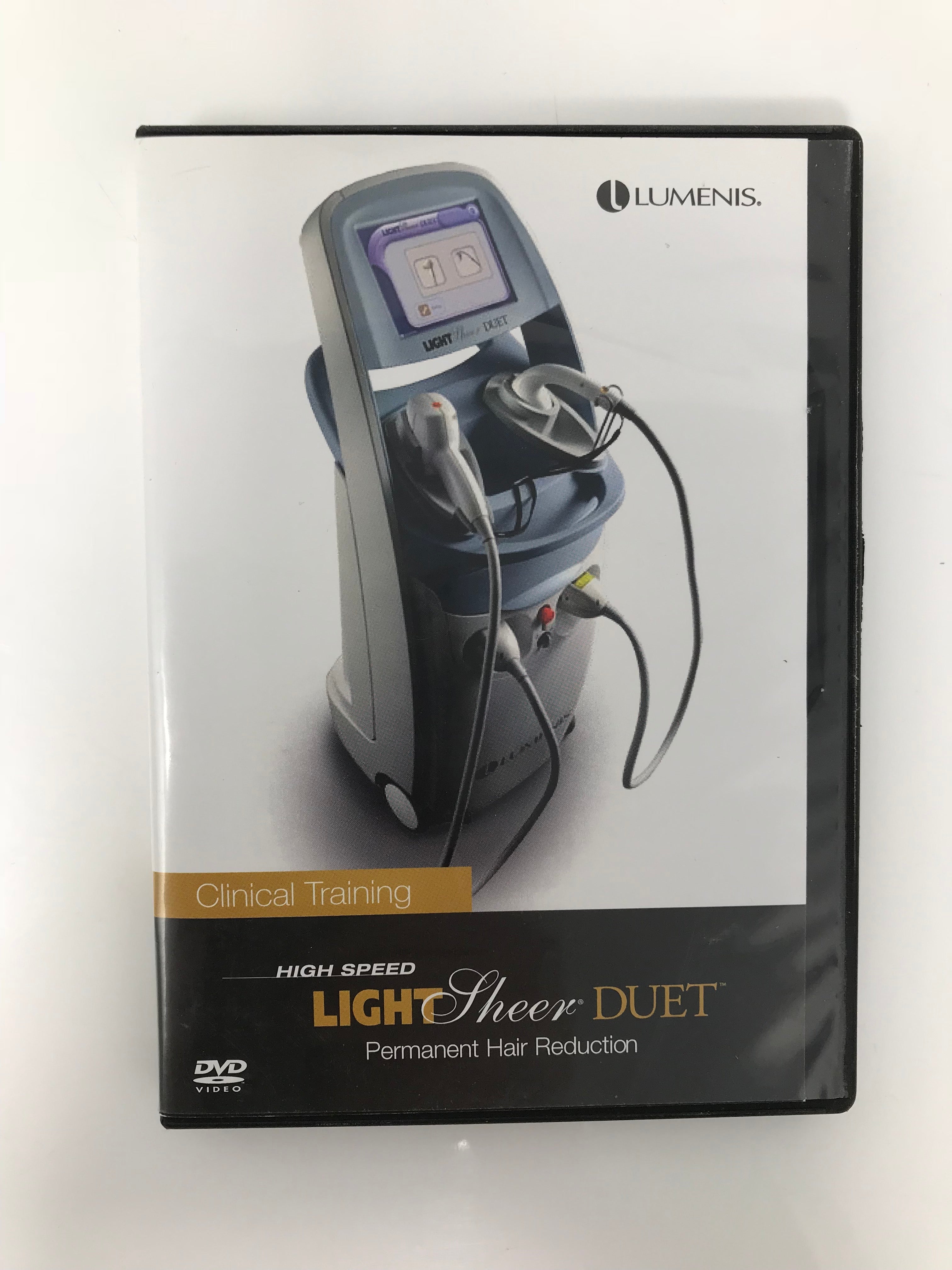 LightSheer Duet LUMENIS Permanent Laser Hair Reduction Clinical Training DVD