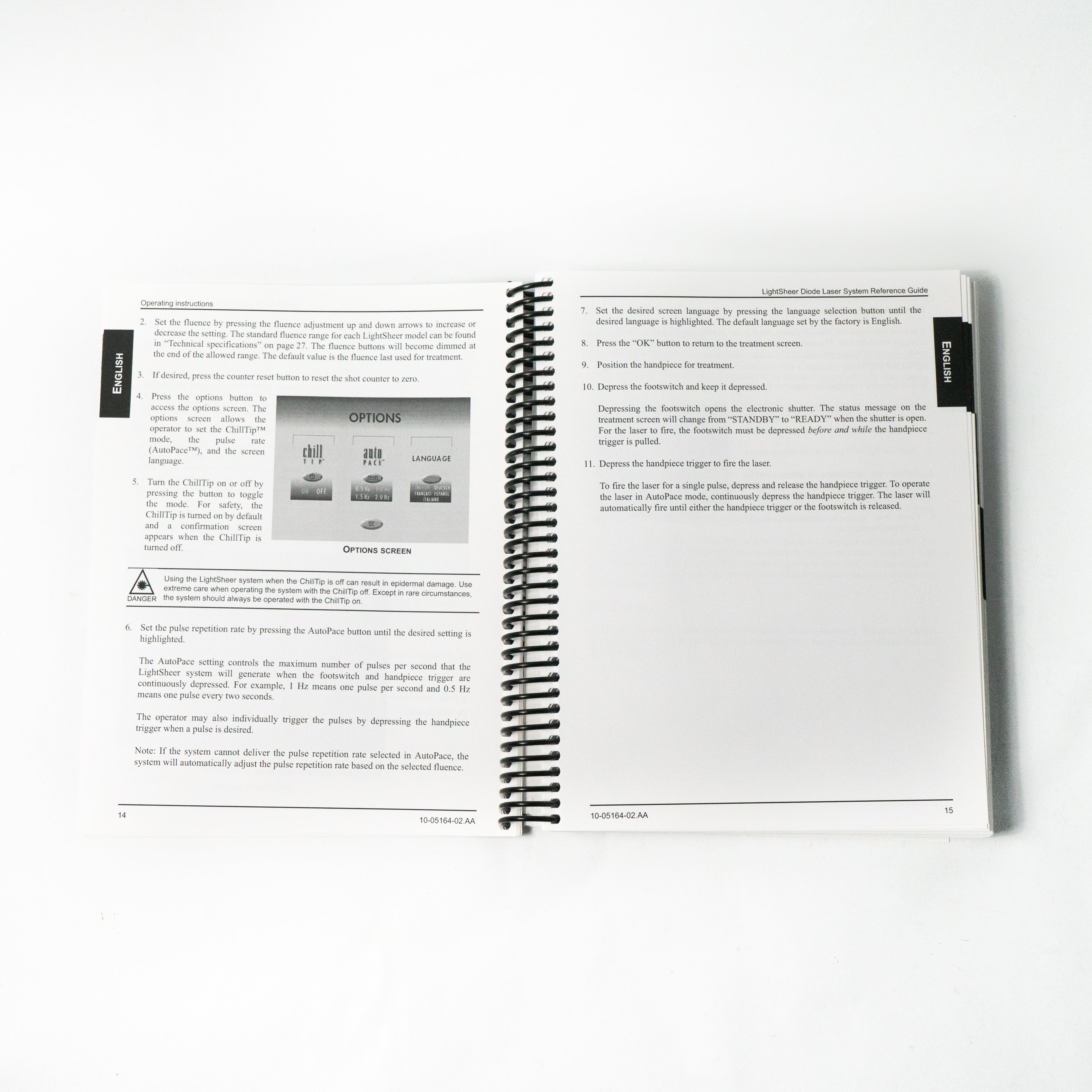 Lumenis LightSheer (Multi-Language) Laser System Reference Guide 10-05164-02.AA