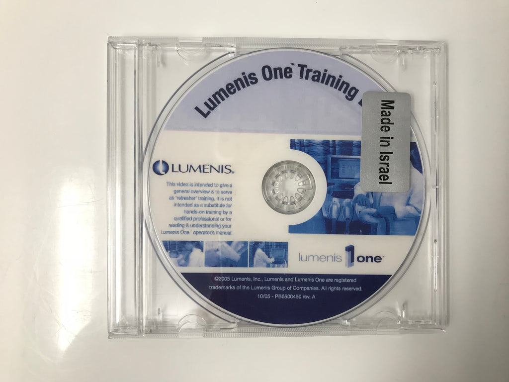Lumenis One Laser IPL General Refresher System Training Video DVD PB6500450