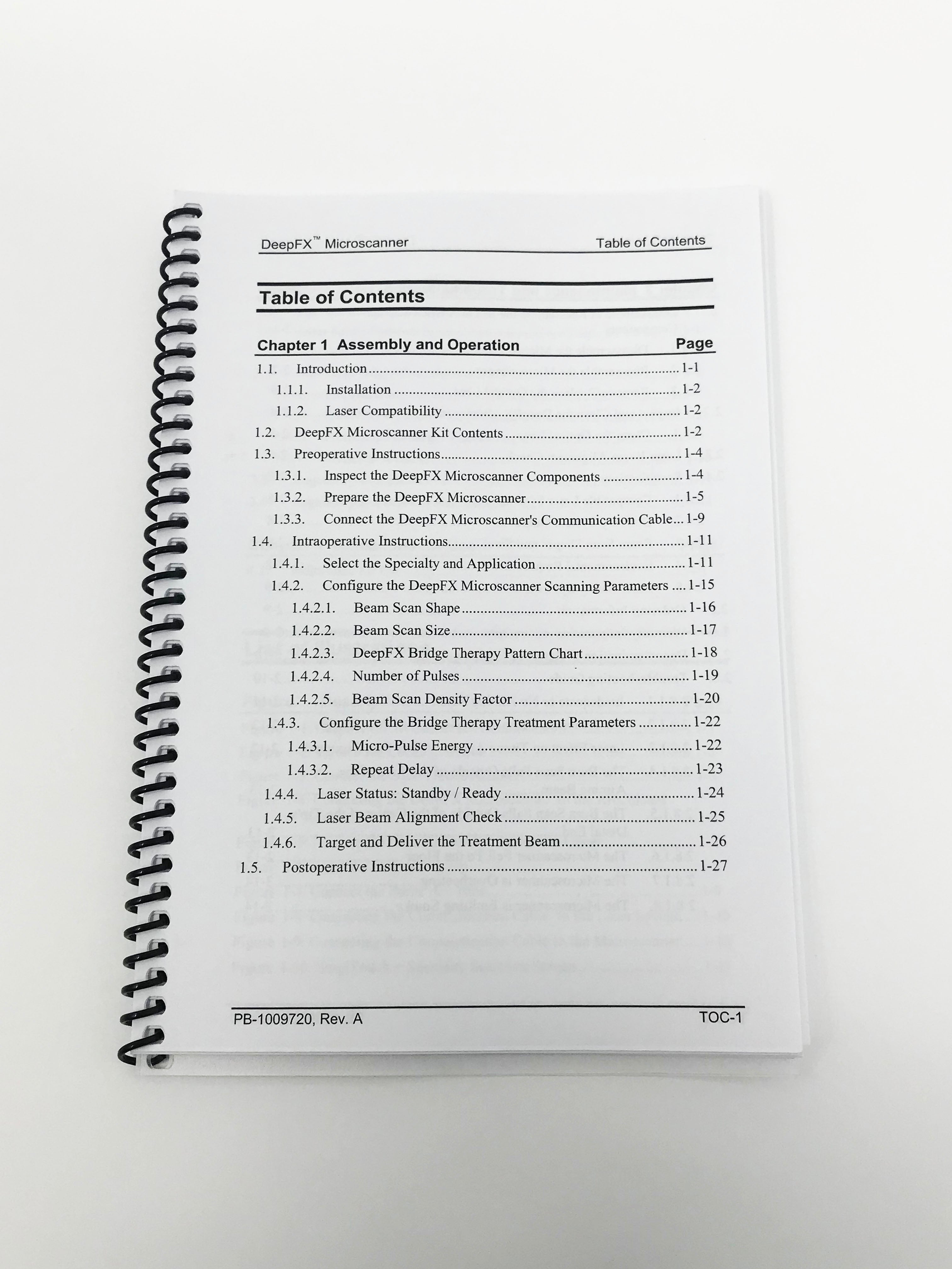 Lumenis Ultra Pulse CO2 Laser Deep FX Bridge Therapy UltraPulse Operators Manual