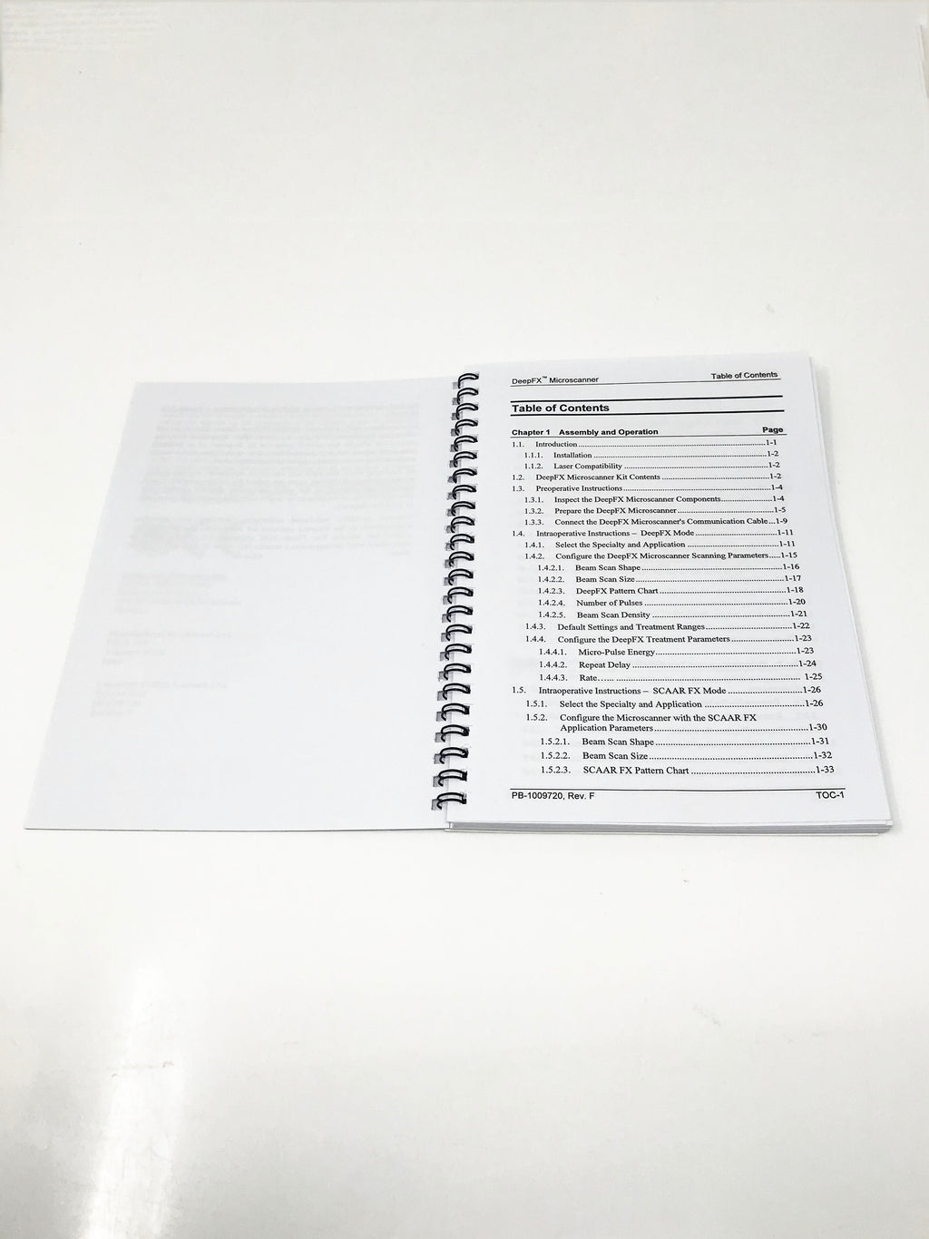 Lumenis Ultra Pulse CO2 Laser Deep FX Micro Scanner Handpiece Operator's Manual