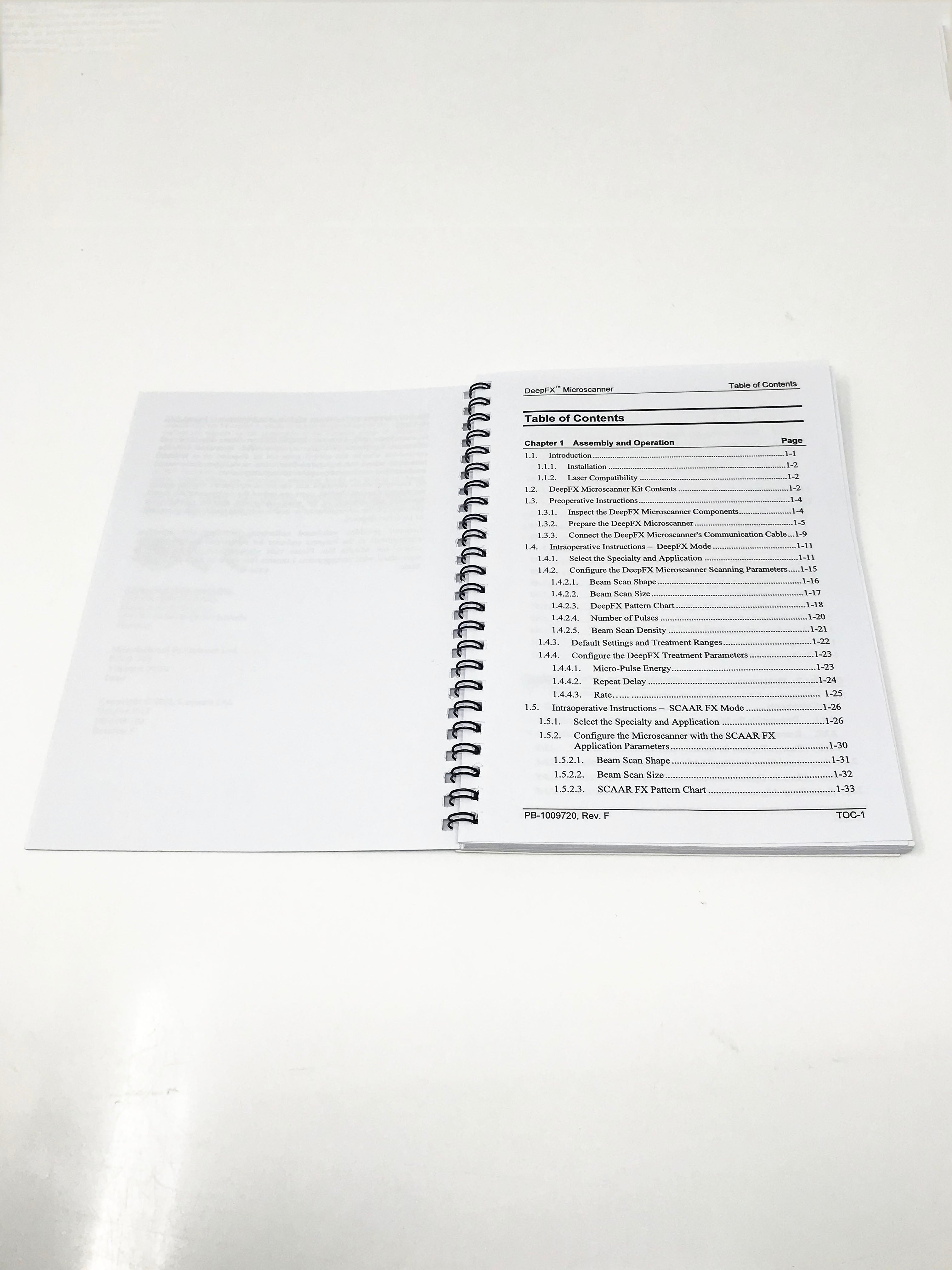 Lumenis Ultra Pulse CO2 Laser Deep FX Micro Scanner Handpiece Operator's Manual