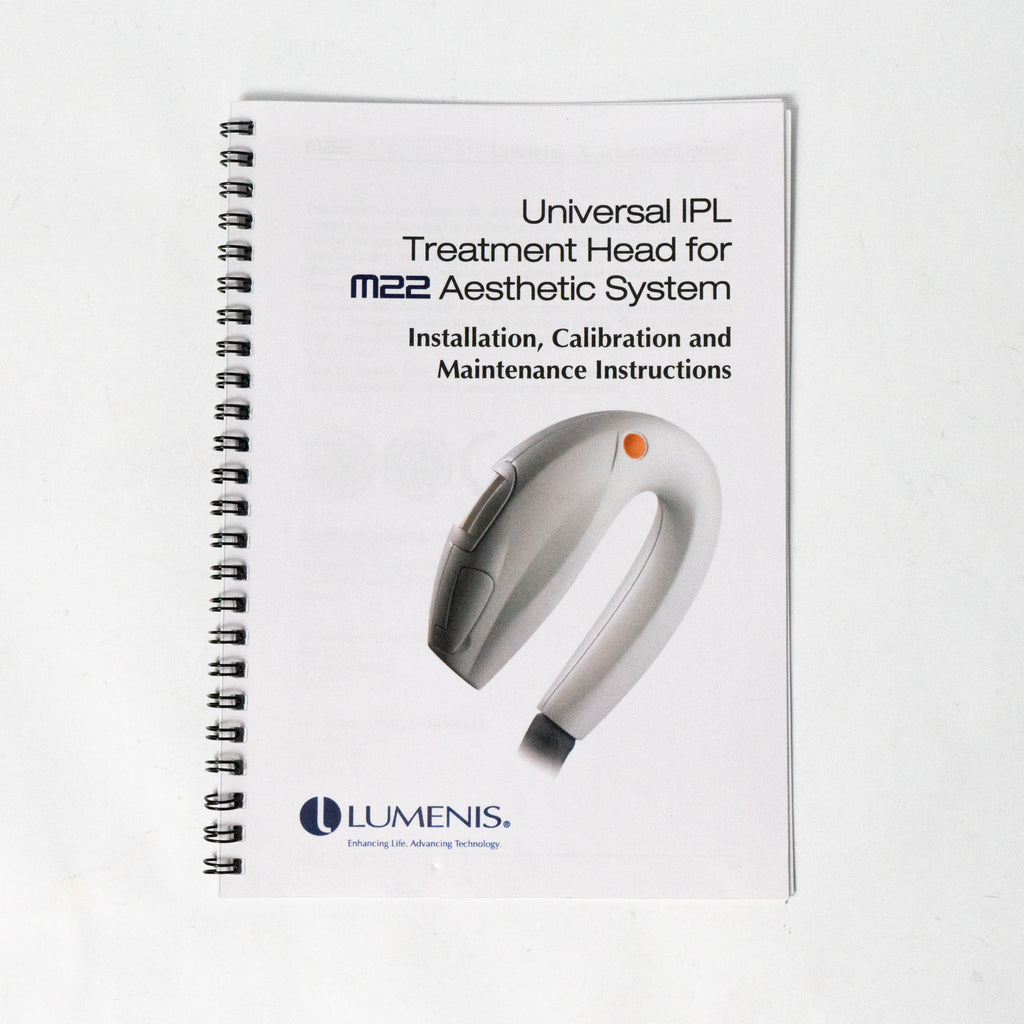 Lumenis Universal IPL M22 Installation and Maintenance Instructions booklet