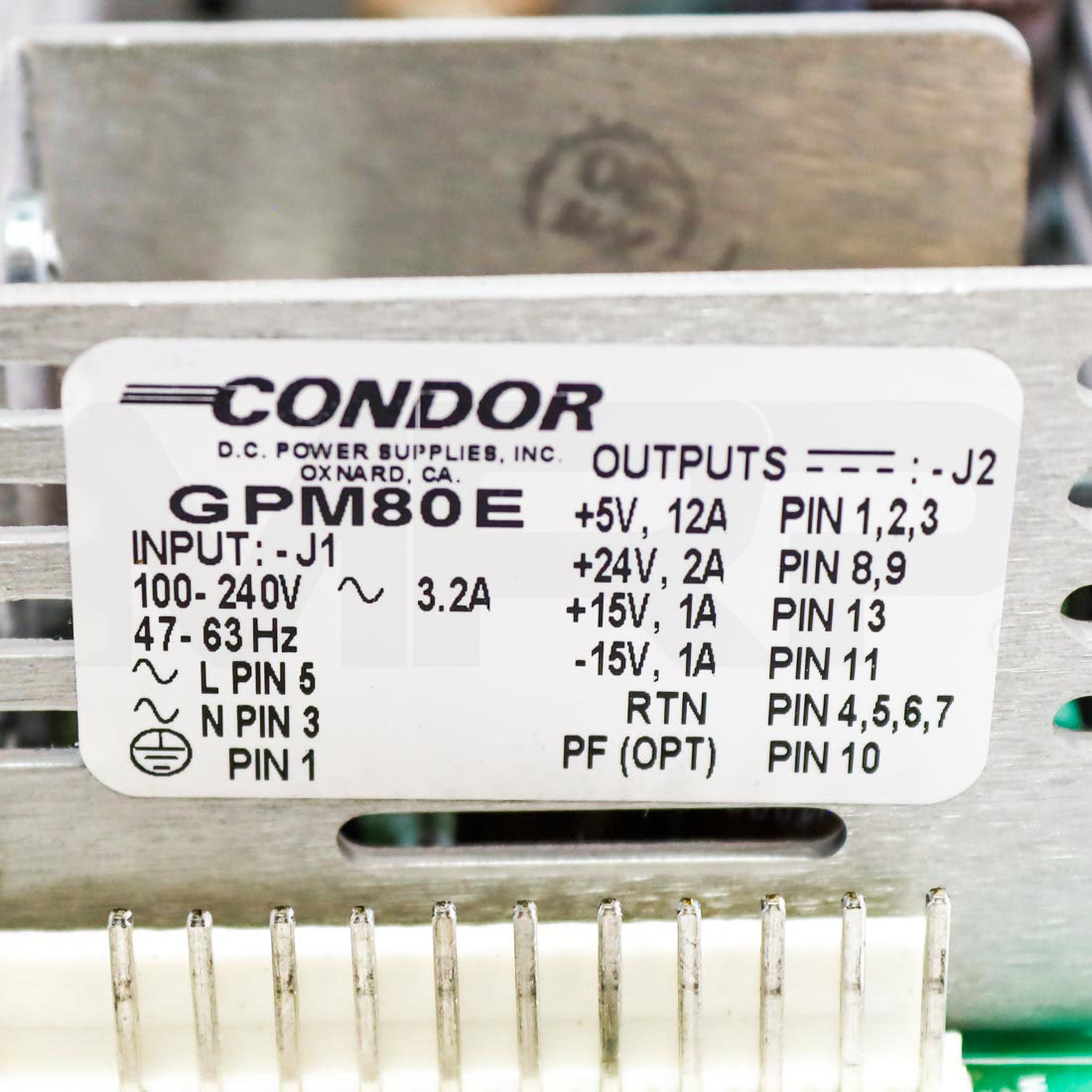 Lumenis UltraPulse Low Voltage Power Supply PCB Label