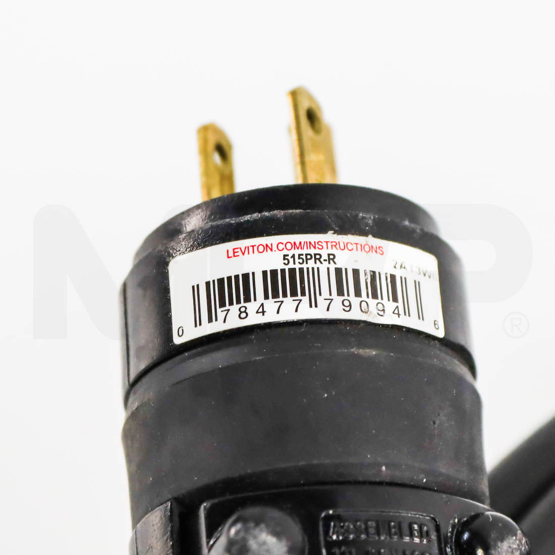 Lumenis UltraPulse Power Cord Plug Label