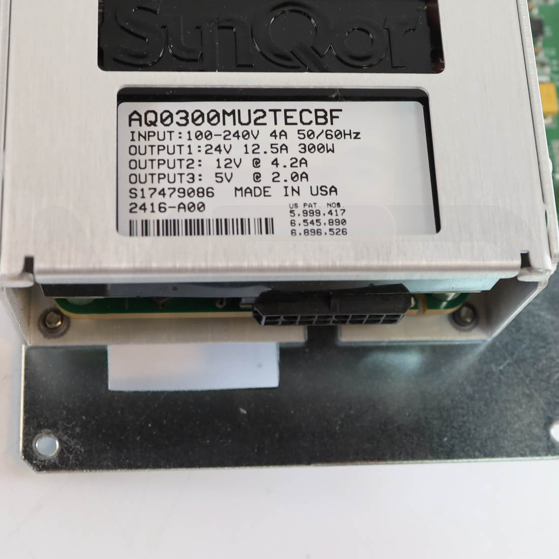 Lumenis M22 Laser LVPS Low Voltage Power Supply Assembly AQ0300MU2TECBF As-Is