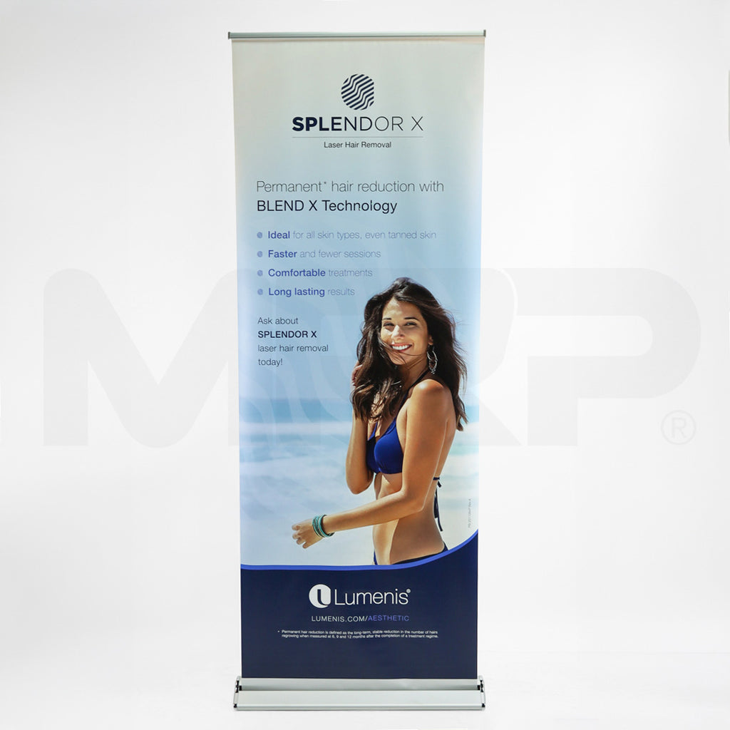 Lumenis SplendorX Laser Hair Removal Marketing Display Banner