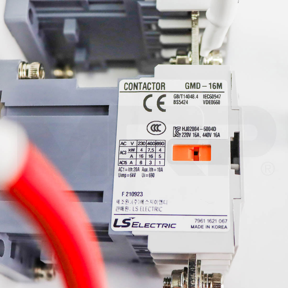 Lutronic DermaV Contactor Module Assembly Label